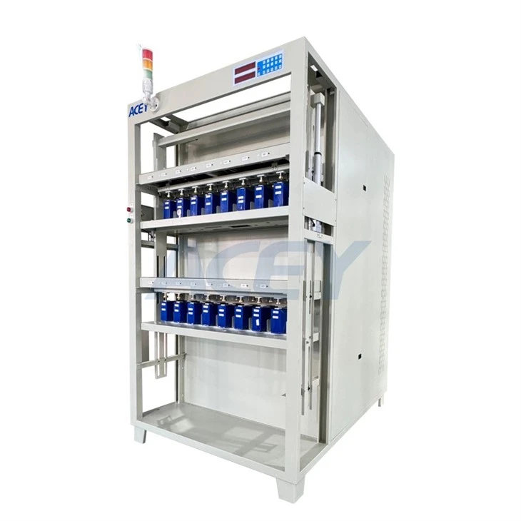 5V 300A 16 Channels Energy-Feedback Prismatic Battery Cell Grading Machine
